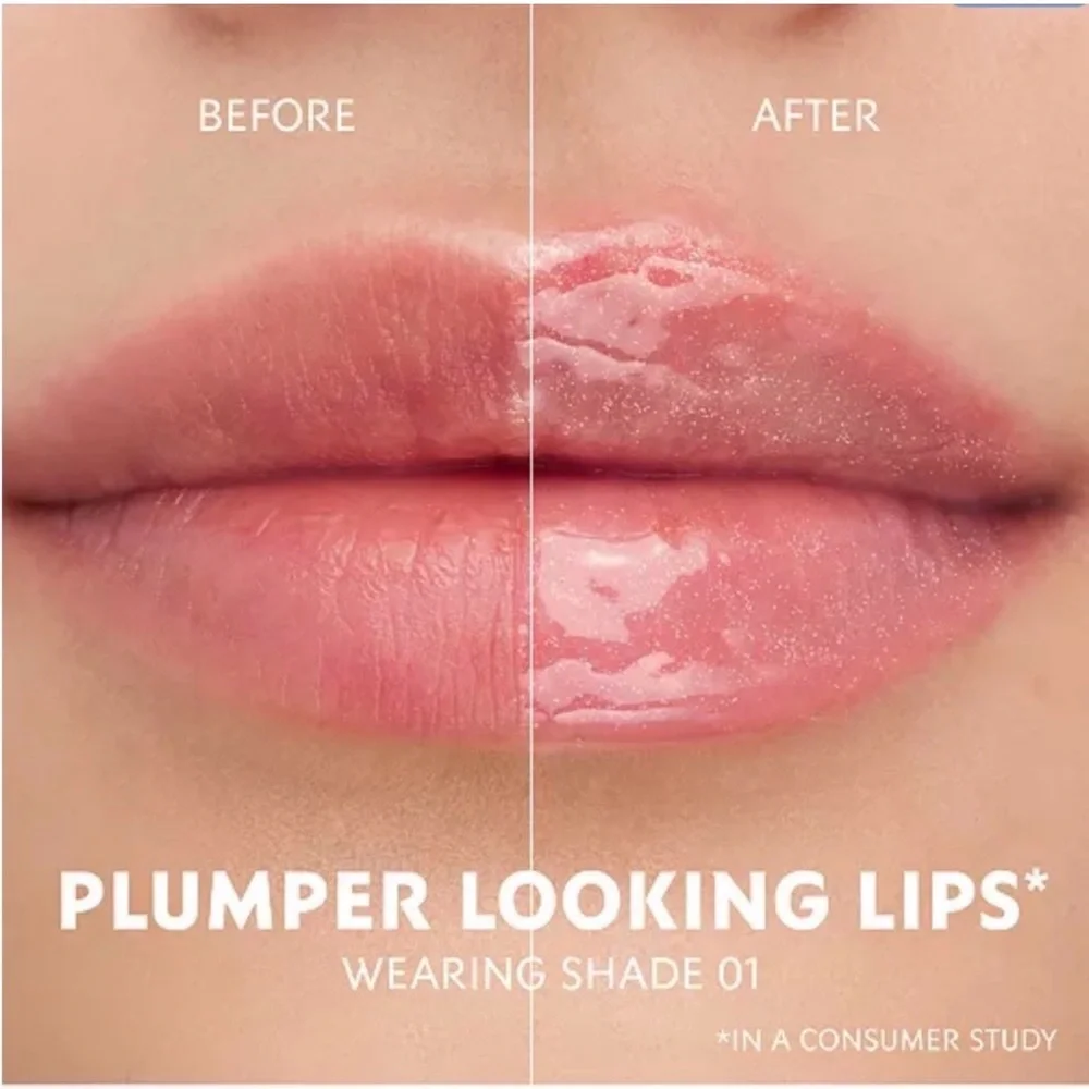 Ysl Loveshine Lip Gloss Plumping Oil -01 Thunder Struck
